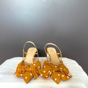 Polka dot Zara heels